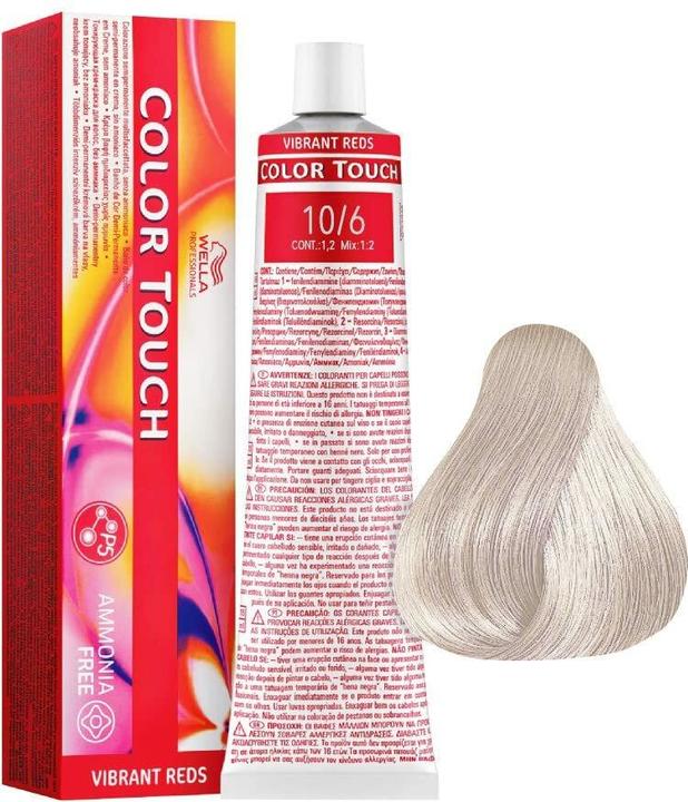 Actual product image Wella Color Touch Vibrant Reds Hair Color Blonde (6, 10)