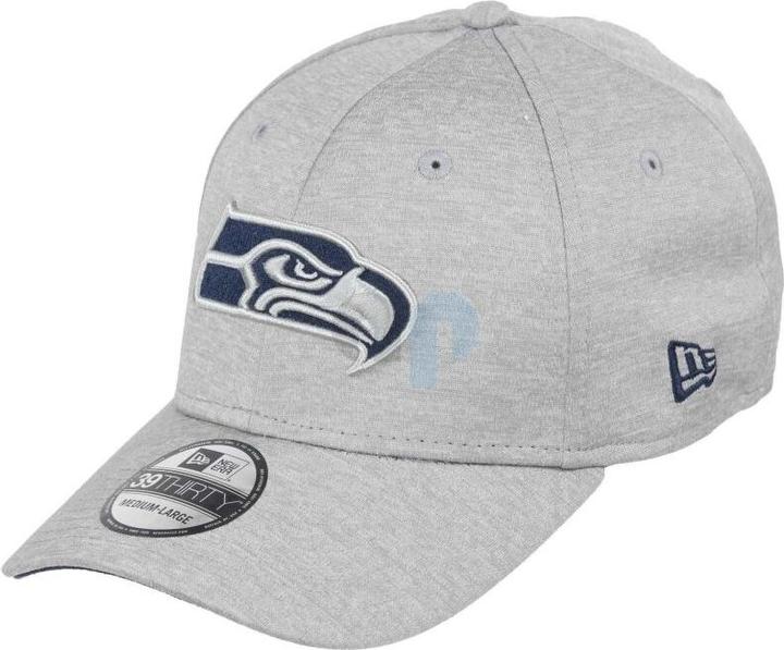Produktbild New Era NFL - Seattle Seahawks - Grey Collection 39Thirty Stretch Cap Grau (One Size)