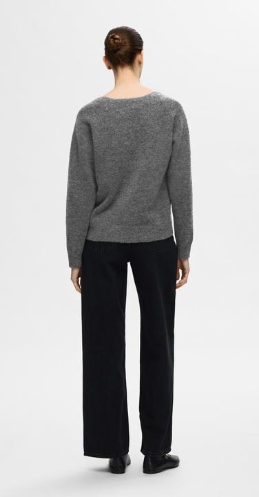 Actual product image Selected Femme V-neck knit jumper (XS)