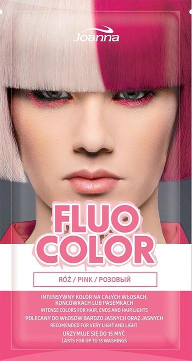 Actual product image Joanna Fluo Colour Shampoo Roses 35G (Liquid shampoo)