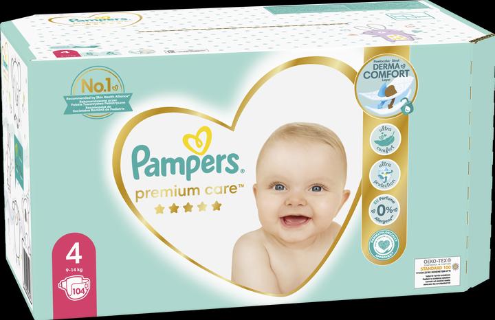 Image du produit Pampers Premium Care (Taille 4, Pack semi-mensuel, 104 pièce(s))