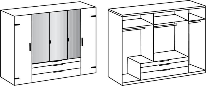 Immagine prodotto Wimex Detroit (250 x 58 x 216 cm)