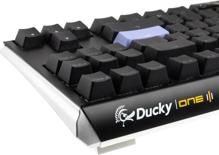 Produktbild Ducky One 3 Classic Black/White TKL Gaming Tastatur, RGB LED - MX-Blue (US) (US, Kabelgebunden)