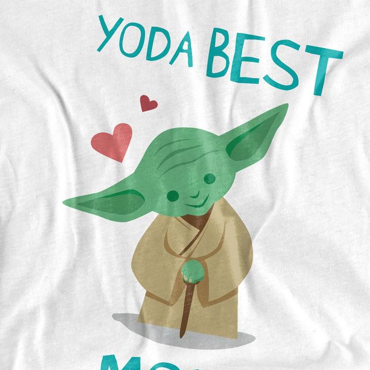 Immagine prodotto Star Wars Yoda Best Mom Maglietta Festa della Mamma Adulto Unisex (M)