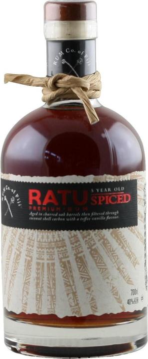 Image du produit Ratu 5 ans de rhum épicé Premium Fiji Handcrafted (1 x 70 cl)