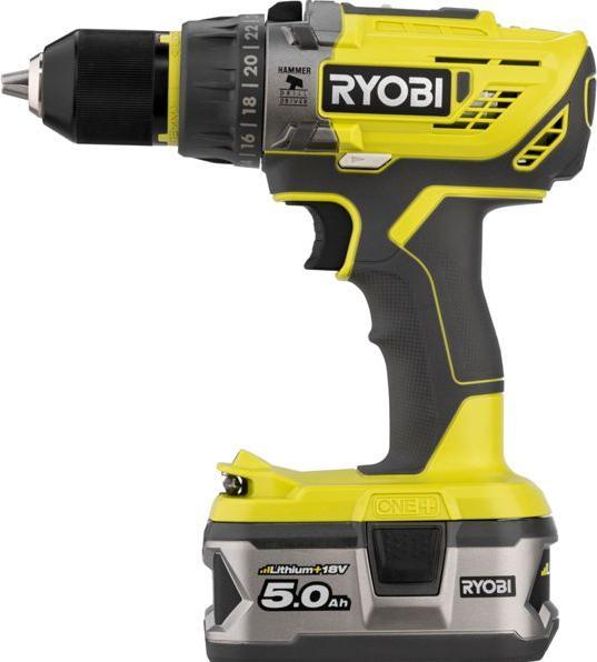 Actual product image Ryobi R18PD31-252S Cordless impact drill driver (Rechargeable battery operated)