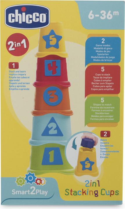 Actual product image Chicco 2 in 1 stacking cup