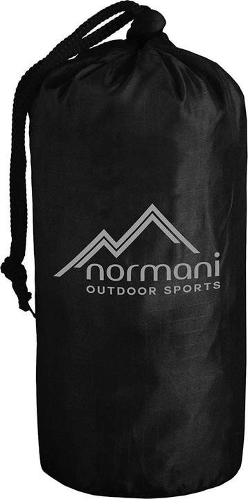 Immagine prodotto Normani Reisetasche „Melano“ mit Rucksackfunktion und Regenüberzug Grau/Petrol (60 l, M (50 - 90l))