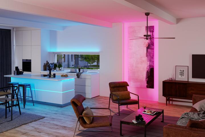 Actual product image Paulmann MaxLED 1000 Full-Line COB Stripe Set (RGBW, 300 cm, Indoor)