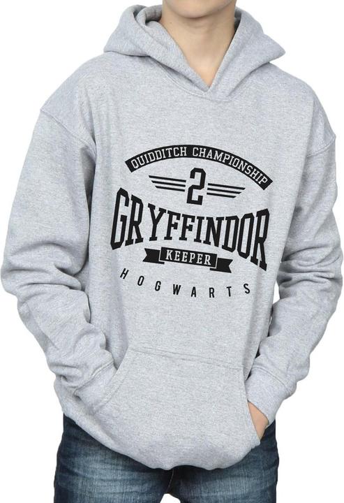 Actual product image Boys Gryffindor Keeper Cotton Hoodie (140, 146)
