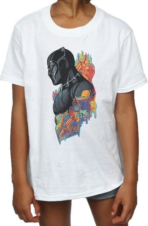 Image du produit T-shirt en coton profilé Black Panther pour fille (128)