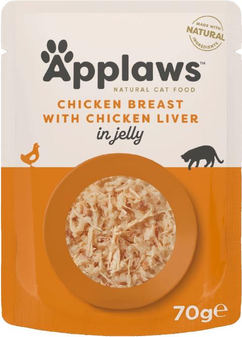 Produktbild Applaws Katzenhuhn & Hühnerleber (Adult, 1 Stk., 70 g)