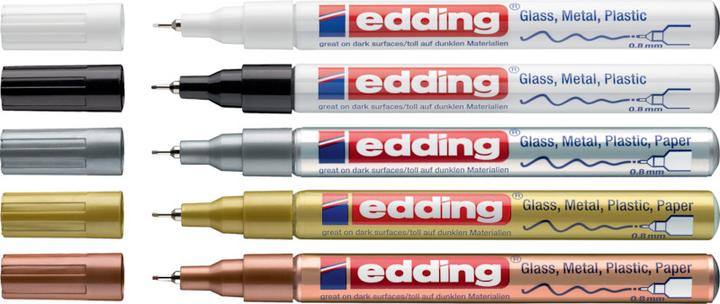 Actual product image Edding 780-CREA (Silver Metallic, 0.80 mm, 1 x)