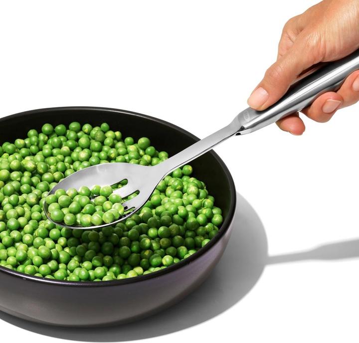 Actual product image OXO Steel serving spoon with slots, 28cm (Serving spoon)