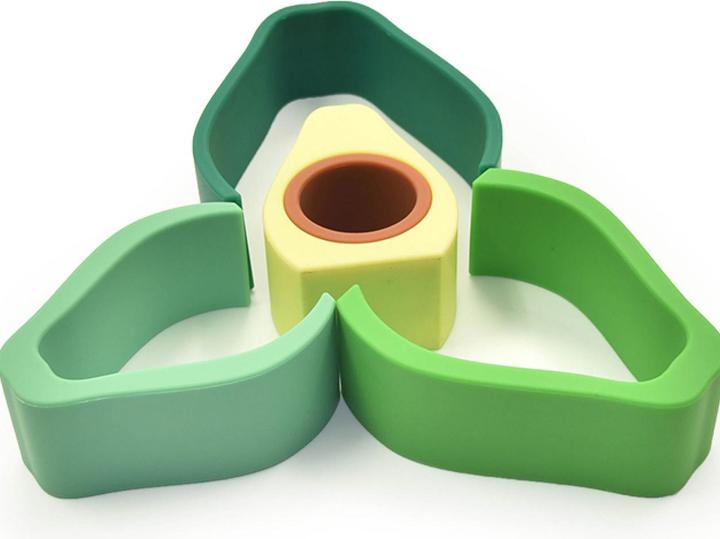 Actual product image Esmée Plug toy avocado