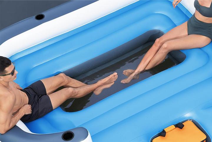 Actual product image Bestway Hydro Force Tropical Breeze 6-Person Inflatable Party Island 3.73 m