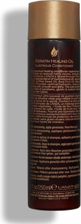 Image du produit L'Anza Keratin Healing Oil Brush Thru Hair Spray with Medium Hold Effect 10.6 Fl Oz 300ml (350 ml)