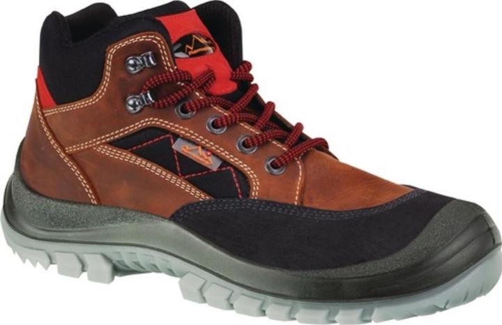Produktbild Remisberg Sicherheitsstiefel Sherpa Grösse 40 braun/rot S3 EN ISO 20345 Nubukleder (S3, 40)