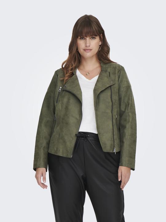 Image du produit Only Curvy Biker Veste en cuir synthétique (52)