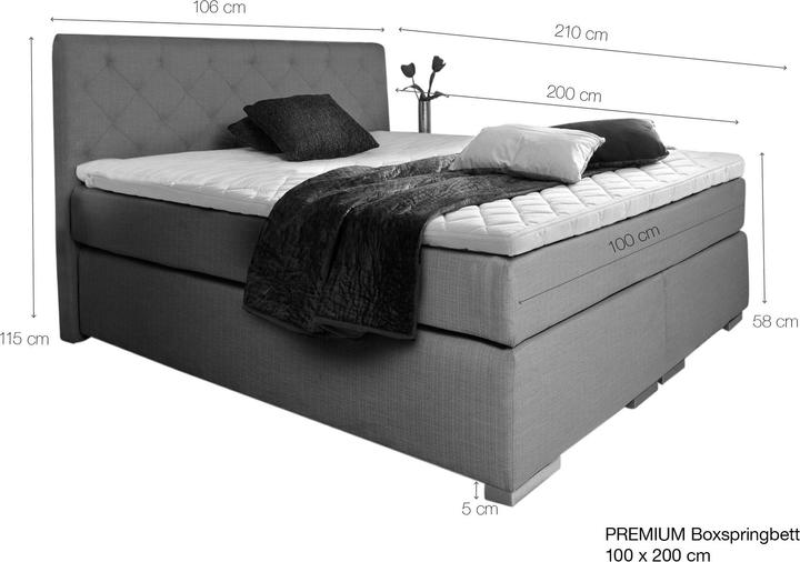Actual product image Möbel-Eins Premium (100 x 200 cm)