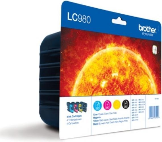 Produktbild Brother LC-980 Value Pack (M, BK, C, Y)
