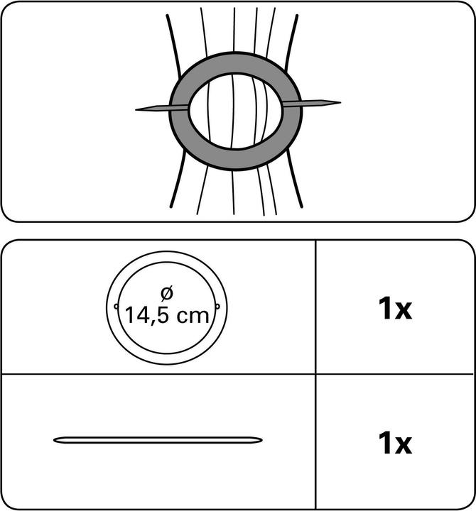 Image du produit Gardinia Barrette décorative Mars 14,5 x 14,5
