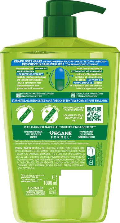 Produktbild Garnier Fructis Normal Hair (1000 ml, Flüssiges Shampoo)