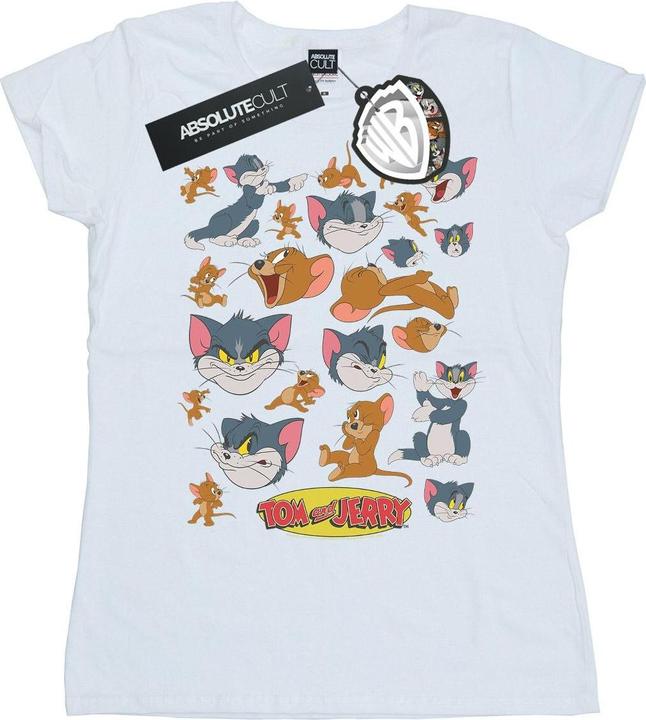 Immagine prodotto Tom & Jerry Many Faces Maglietta Donna (S)