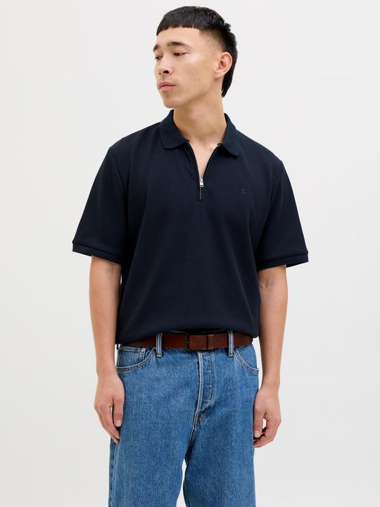 Actual product image Jack & Jones Jjeaustin Zip Polo Ss Noos (L)