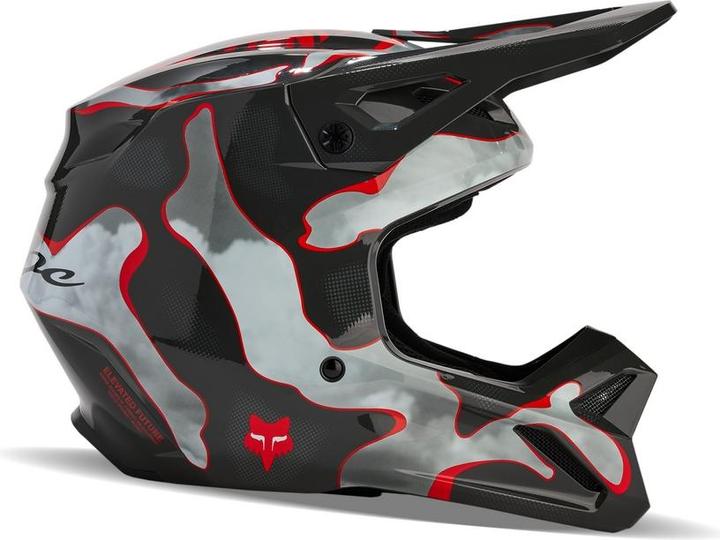 Immagine prodotto Fox Casco 24 Yth V1 Atlas Gry/Rd (52 - 53 cm)