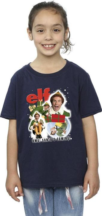 Immagine prodotto Elf Buddy Collage Maglietta Ragazze (140, 146)
