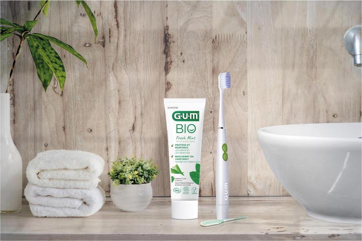 Actual product image GUM SUNSTAR Toothpaste Organic Paste (75 ml)