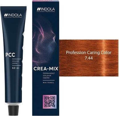 Produktbild Indola Color - Fashion Permanent Color Creme 7.44 Mittelblond Kupfer Intensiv (7.44 Mittelblond Kupfer Intensiv)