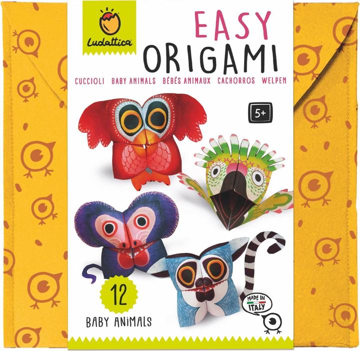 Actual product image Ludattica Easy Origami - Baby animals
