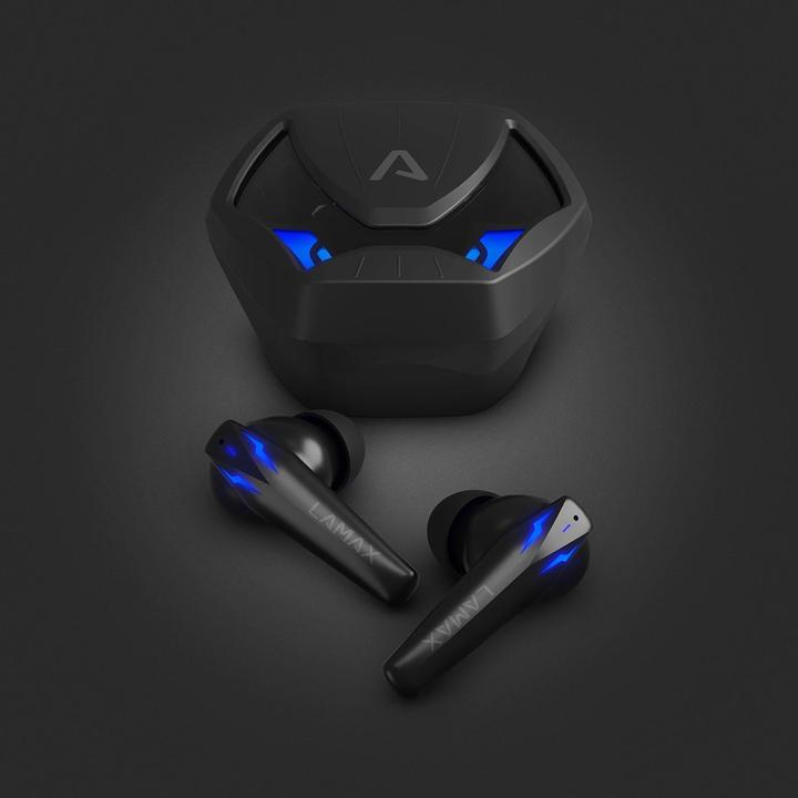 Actual product image Lamax LMXHNI1 headphones/headset True Wireless Stereo (TWS) In-ear Gaming Bluetooth Black (Wireless)