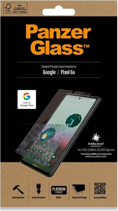 Produktbild PanzerGlass Google Pixel 6a AB (1 Stück, Google Pixel 6a)