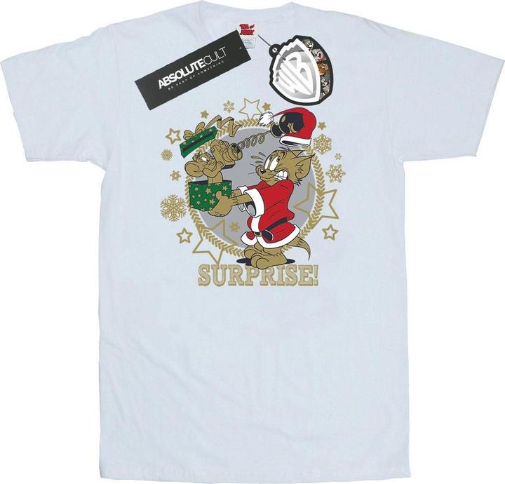 Immagine prodotto Tom & Jerry Christmas Surprise Maglietta Uomo (XL)