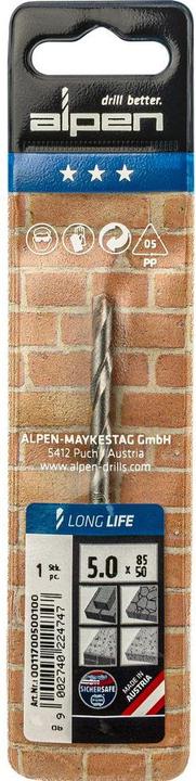 Immagine prodotto Alpen Trapano per muratura (5 mm)