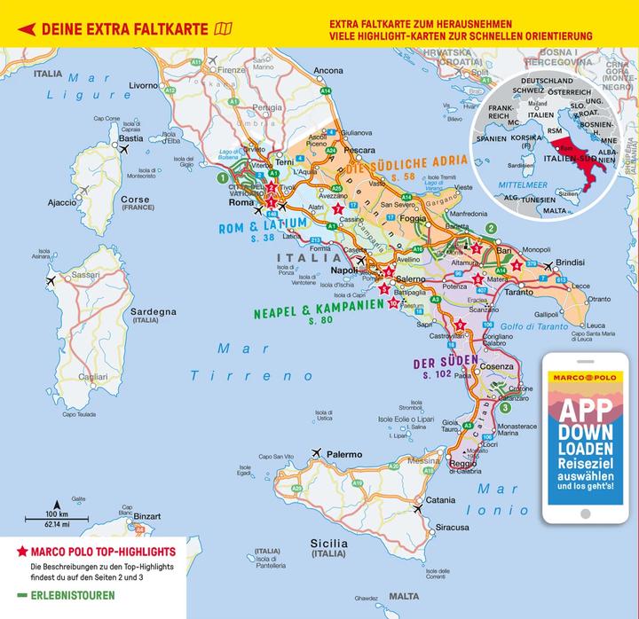 Immagine prodotto Reiseführer Italien Süd (Tedesco, Stefanie Sonnentag, Bettina Dürr, 2022)