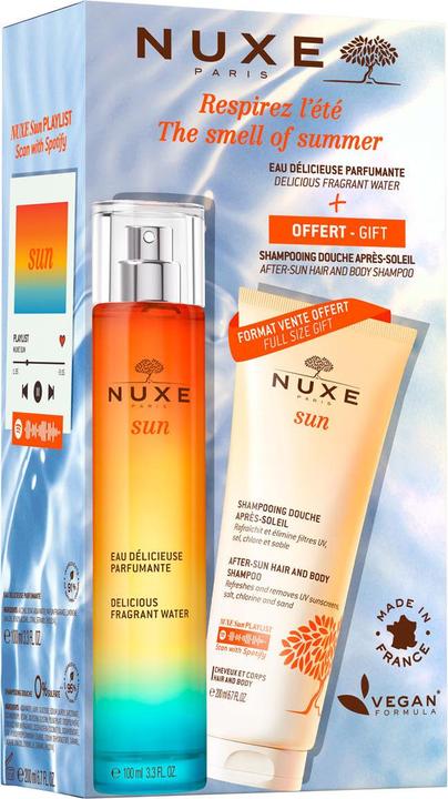 Produktbild Nuxe Sun Delicious Fragrant Water + After-Sun Shampoo Set (Körperpflegeset)