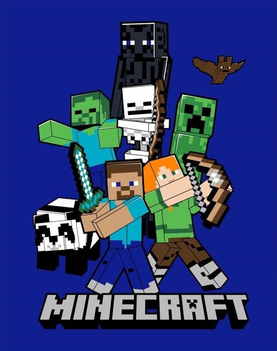 Immagine prodotto MCU Coperta in pile di Minecraft Creeper 110 x 140 cm (110 x 140 cm)