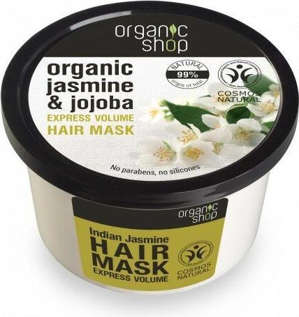 Image du produit Organic Shop Organic Jasmine & Jojoba Express Volume Hair Mask Volume Enhancing Indian Jasmine (250 ml)