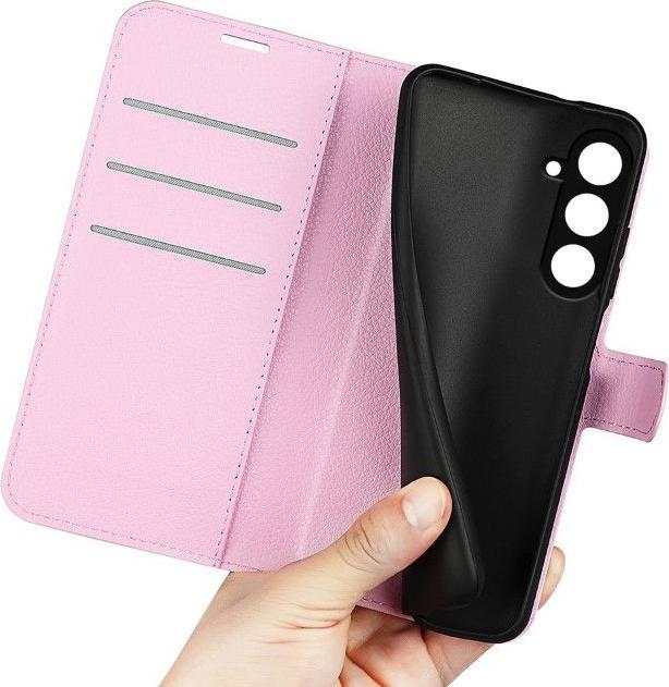 Actual product image MU Classic Litchi Leather Bookcover Series (Samsung Galaxy S23 FE)