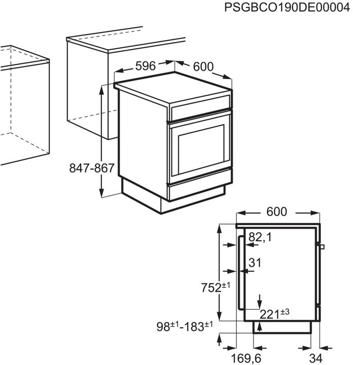 Image du produit AEG CCB 6445 BBM acier inoxydable