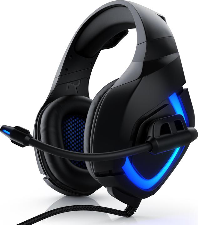 Produktbild CSL Gaming Headset, USB Kopfhörer mit Mikrofon für PC, PS4 / 4 Pro (Kabelgebunden)