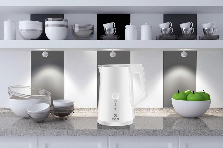 Actual product image ECG RK 1893 Digitouch electric kettle White (1.70 l)