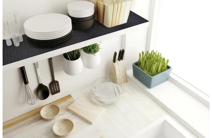 Actual product image D-C-Fix Kitchen mat 50 x 150 cm, black (50 x 150 cm)