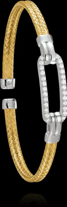 Immagine prodotto Charles Garnier Bracciale bicolore in argento, zirconi (Argento 925)