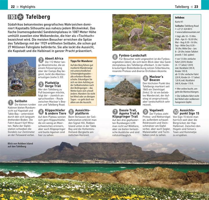 Immagine prodotto TOP10 Reiseführer Kapstadt (Tedesco, DK Verlag Viaggi, 2023)