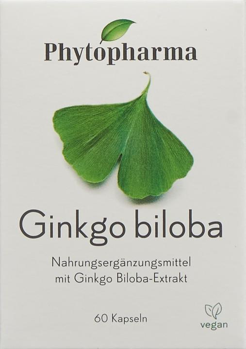 Phytopharma Ginkgo biloba (60 Stück, Kapseln, 22.20 g)